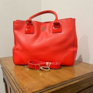 Tory Burch handbag (top handle and long strap included)